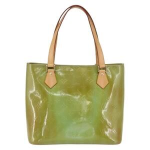 Louis Vuitton Monogram Vernis Houston Handbag Baby Blue